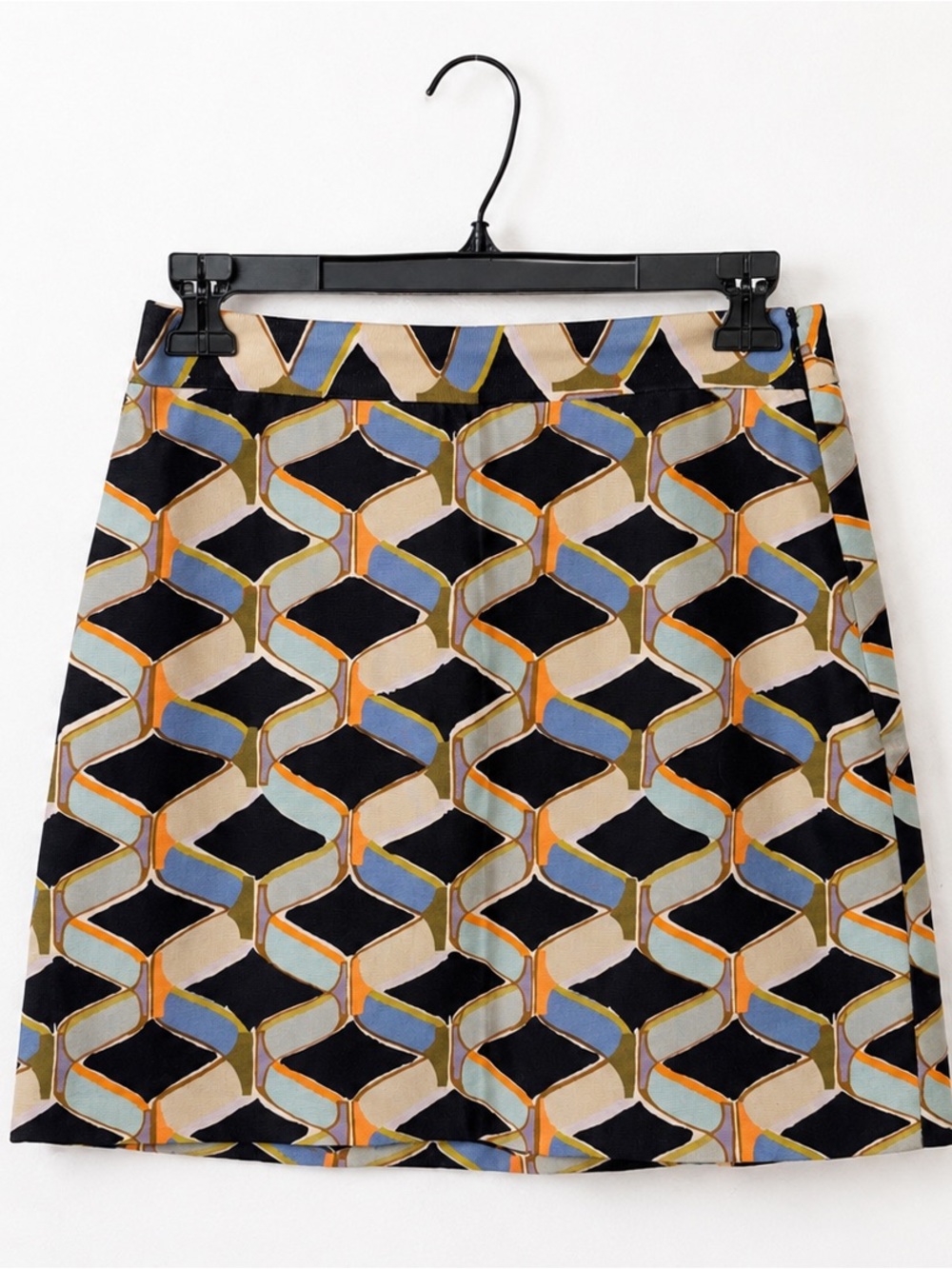 Milly Geometric A-Line Skirt